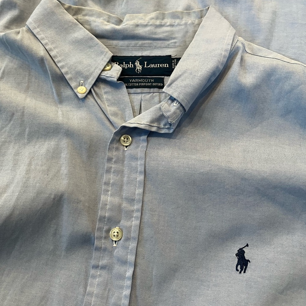 Ralph Lauren Light Blue Casual Button Down Shirt